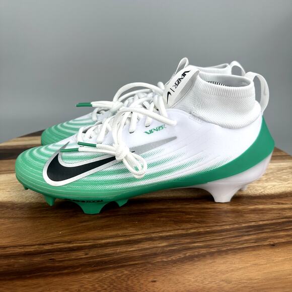 Nike Air Zoom Vapor Pro 1 Men's 9 Green White Football Cleats HM8850-100 - Picture 3 of 6